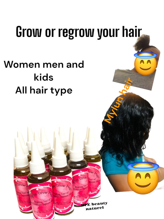 Organic regrow hair oil